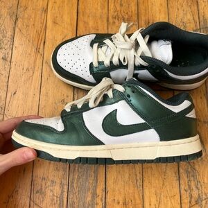 Women’s Nike Dunks in “vintage green”